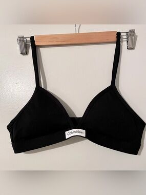 Calvin Klein Black Triangle Soft Bralette